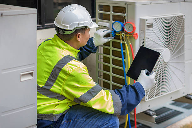 Professional Hvac technician working in Silver Lake, WI
